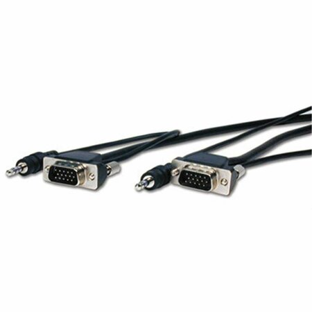 COMPREHENSIVE MVGA15P-P-15HR-A HR Pro Series Micro VGA HD15 Plug to Plug with Audio Cable 15ft MVGA15P-P-15HR/A